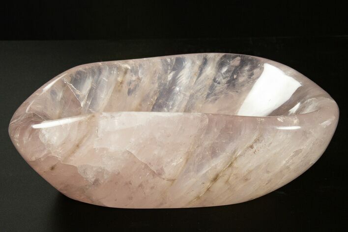 Polished Rose Quartz Dish #338436